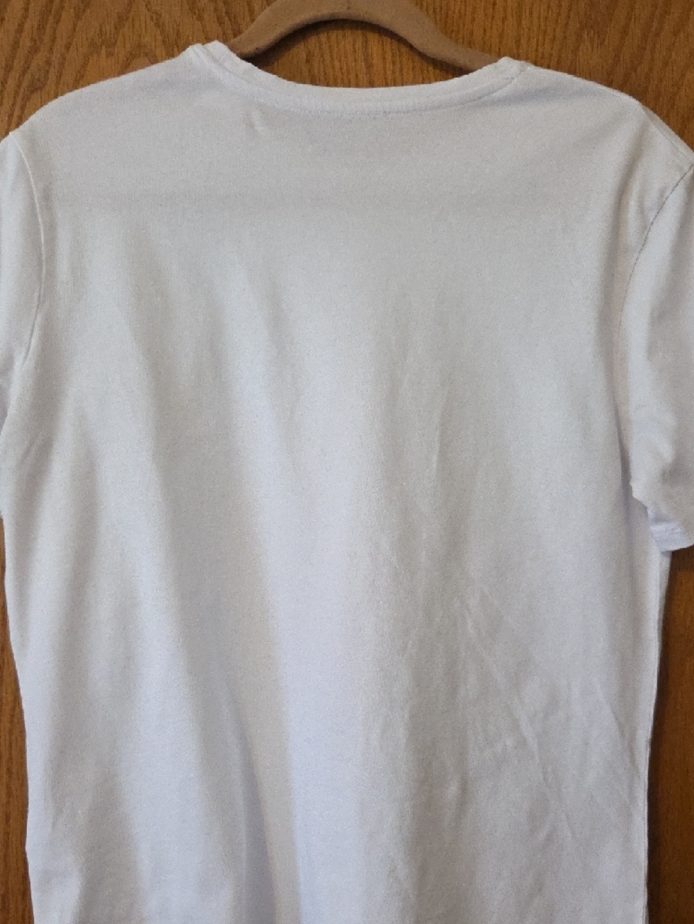 Zara White Tee with Silver Foil Front - Picture 6 of 6